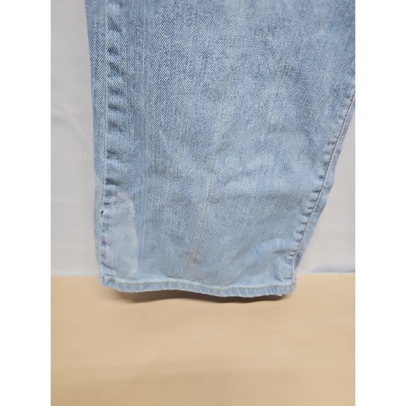 Levi's Vintage Womens 11S Blue 519 Low Flare Leg Y2K Denim Pants Juniors 33 x 31 - Picture 11 of 16